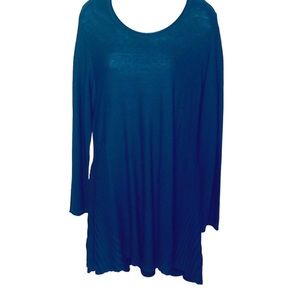 Style & Co Sweater Dress or Tunic Steel Blue L